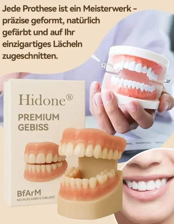 𝐇𝐢𝐝𝐨𝐧𝐞®🚀 – 🦷𝐏𝐫𝐞𝐦𝐢𝐮𝐦 𝐆𝐞𝐛𝐢𝐬𝐬🦷(✨Geeignet für alle Mundformen, speziell angefertigte Zahnersätze für die perfekte Passform✨)