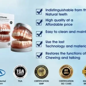 Hidone® Full Denture Set🦷🦷💃Advanced Self-Adjusting Dental Materials (⏰Limited time discount last 30 minutes⏰)