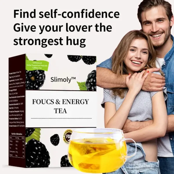 ⚡ Slimoly™ Focus & Energy Boost for Men Tea