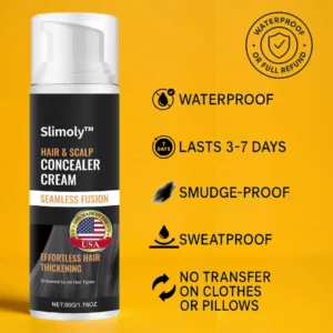 Slimoly™ Hair & Scalp Concealer 50ML - Waterproof 3–7 days.
