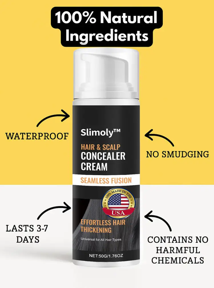 Slimoly™ Hair & Scalp Concealer 50ML - Waterproof 3–7 days.