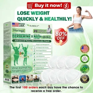 Official Store ｜ Slimoly®  
    Moringa · Berberine × NAD+ 10-in-1 Nano Microneedle Patch