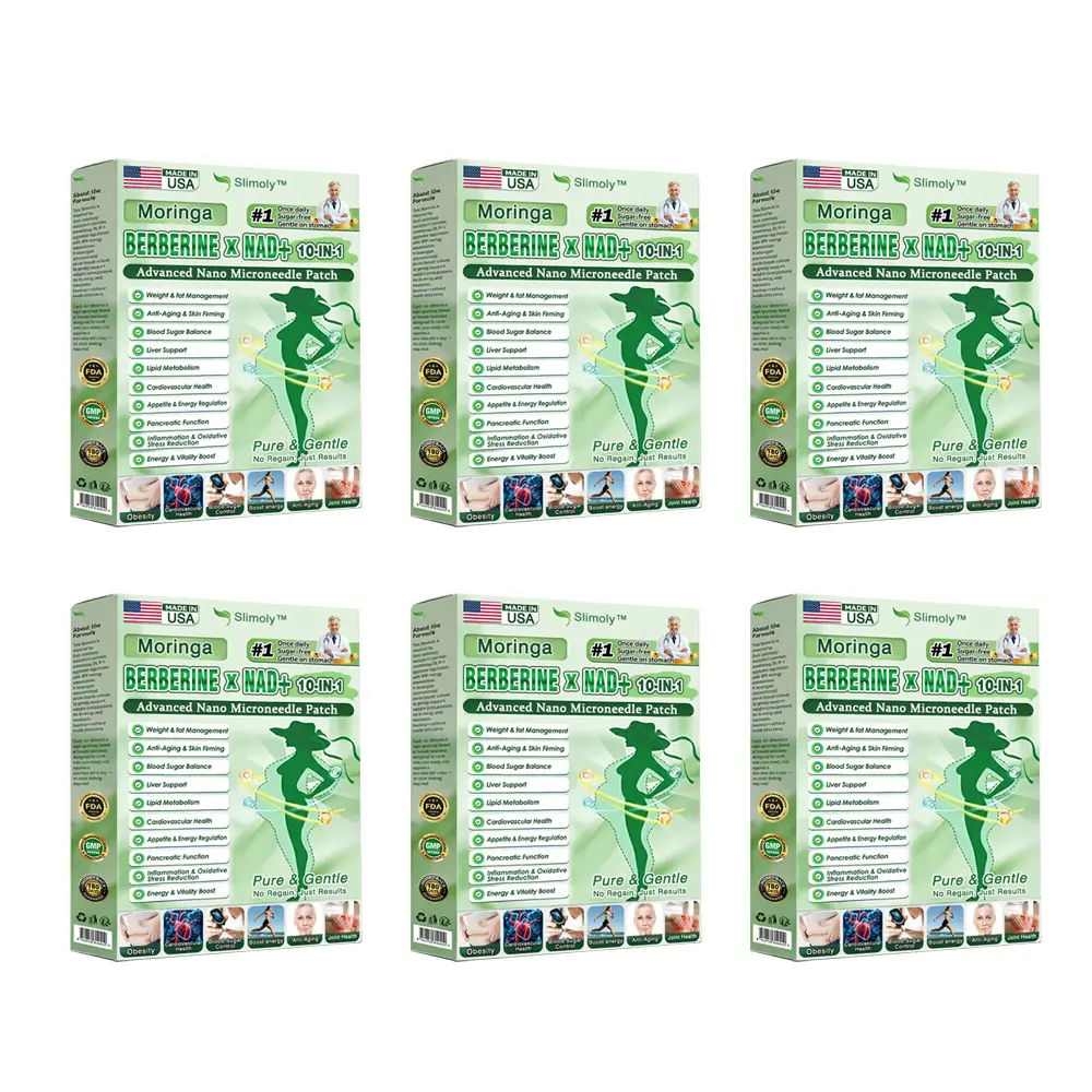 ๐ฅSlimolyโข Moringa & Berberine 10-IN-1 Advanced Nano Microneedle Patch