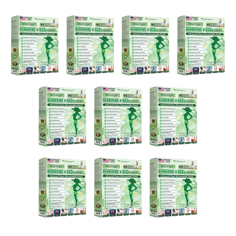 ๐ฅSlimolyโข Moringa & Berberine 10-IN-1 Advanced Nano Microneedle Patch