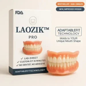 LAOZIK™ Custom-Fit Functional Dentures — Perfectly Fitted in Minutes at Home