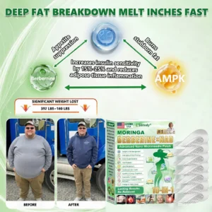 🌈Once Daily, Visible changes in 7 Days  S𝗹𝗶𝗺𝗼𝗹𝘆® Moringa & Berberine10-IN- Advanced Nano Microneedle Patch Obesity,Diabetes, Sleep Apnea, And ointIssues