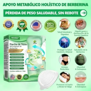 RISARISA® Parche Nano de Berberina 6-en-1