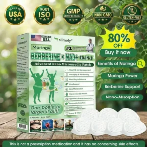 𝐎𝐟𝐟𝐢𝐜𝐢𝐚𝐥 𝐒𝐭𝐨𝐫𝐞 | 🧑‍⚕️🩺 Slimoly® 𝐌𝐨𝐫𝐢𝐧𝐠𝐚 · 𝐁𝐞𝐫𝐛𝐞𝐫𝐢𝐧𝐞 × 𝐍𝐀𝐃+ 𝟏𝟎-𝐢𝐧-𝟏 𝐀𝐝𝐯𝐚𝐧𝐜𝐞𝐝 𝐍𝐚𝐧𝐨 𝐌𝐢𝐜𝐫𝐨𝐧𝐞𝐞𝐝𝐥𝐞 𝐏𝐚𝐭𝐜𝐡