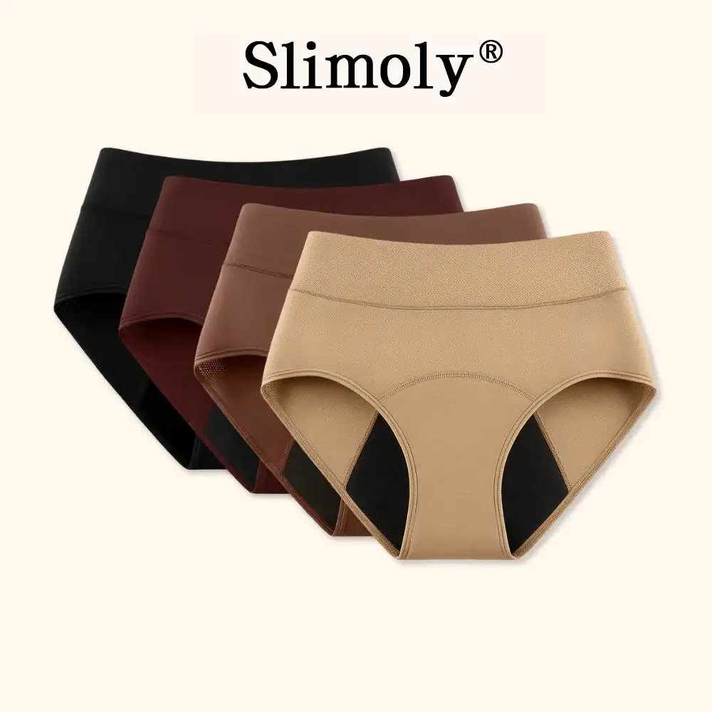 💖Last Day 50% OFF|Slimoly® 100% Leak-Proof Underwear 4-pack🌸