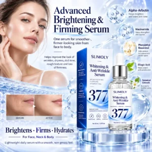 SLIMOLY Brightening Dark Spot Serum – For Face, Neck & Hands – Helps Fade the Look of Dark Spots & Uneven Tone – 70% OFF + 🎁 Free Derma Roller Today
