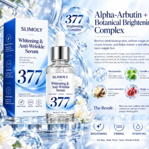 SLIMOLY Brightening Dark Spot Serum – For Face, Neck & Hands – Helps Fade the Look of Dark Spots & Uneven Tone – 70% OFF + 🎁 Free Derma Roller Today