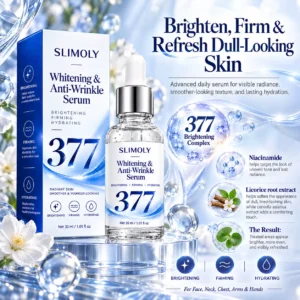 SLIMOLY Brightening Dark Spot Serum – For Face, Neck & Hands – Helps Fade the Look of Dark Spots & Uneven Tone – 70% OFF + 🎁 Free Derma Roller Today