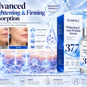 SLIMOLY Brightening Dark Spot Serum – For Face, Neck & Hands – Helps Fade the Look of Dark Spots & Uneven Tone – 70% OFF + 🎁 Free Derma Roller Today