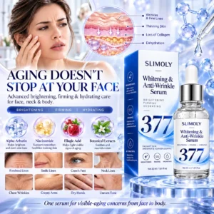 SLIMOLY Brightening Dark Spot Serum – For Face, Neck & Hands – Helps Fade the Look of Dark Spots & Uneven Tone – 70% OFF + 🎁 Free Derma Roller Today